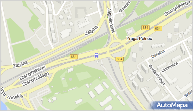 Przystanek RONDO STARZYŃSKIEGO 04. ZTM Warszawa - Warszawa na mapie Targeo