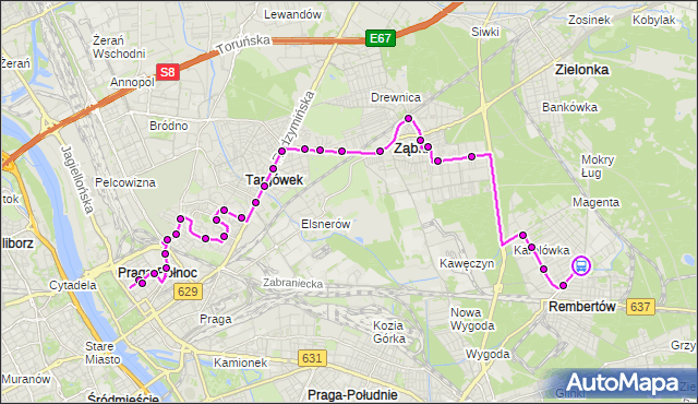 Rozkład jazdy autobusu 199 na przystanku REMBERTÓW-AKADEMIA 01. ZTM Warszawa na mapie Targeo