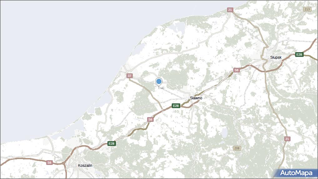 Gmina Sławno, powiat sławieński, województwo zachodniopomorskie na