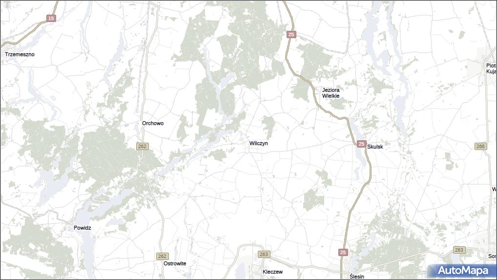 Mapa Wilczyn, Wilczyn powiat koniński na mapie Targeo