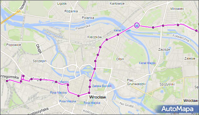 Rozkład jazdy tramwaju 23 na przystanku KROMERA. MPKWroclaw na mapie Targeo