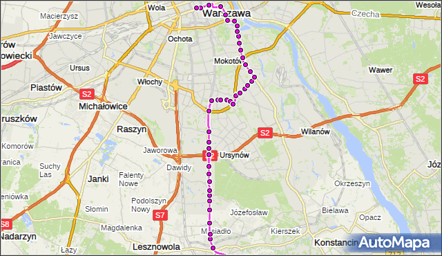 Rozkład jazdy autobusu N83 na przystanku POWSTAŃCÓW WARSZAWY 02. ZTM Warszawa na mapie Targeo