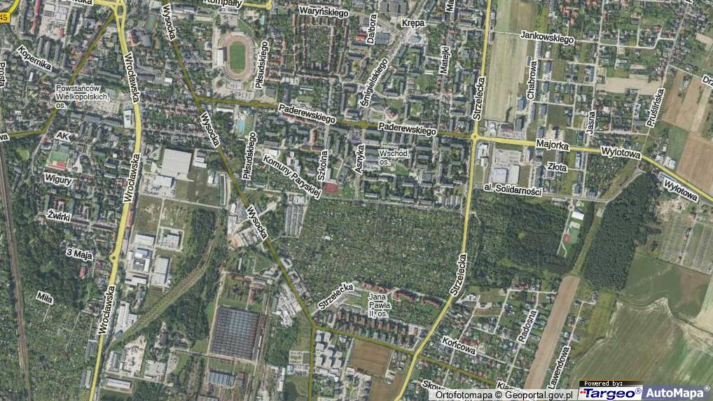 Komuny Paryskiej Ostrów Wielkopolski, Ulica, 63400